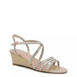 Kelly & Katie Tahada Evening Wide Wedge Sandal